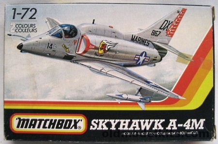 Matchbox 1/72 A-4M Skyhawk - Marines VMA-324 or VMA-331, PK29 plastic model kit